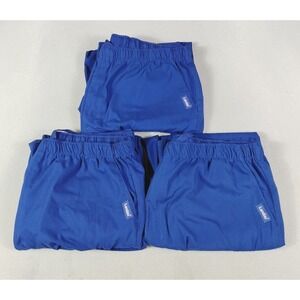 Landau Scrub Pants Mens XL Blue Essentials Cargo Pockets Medical ER Lot of 3
